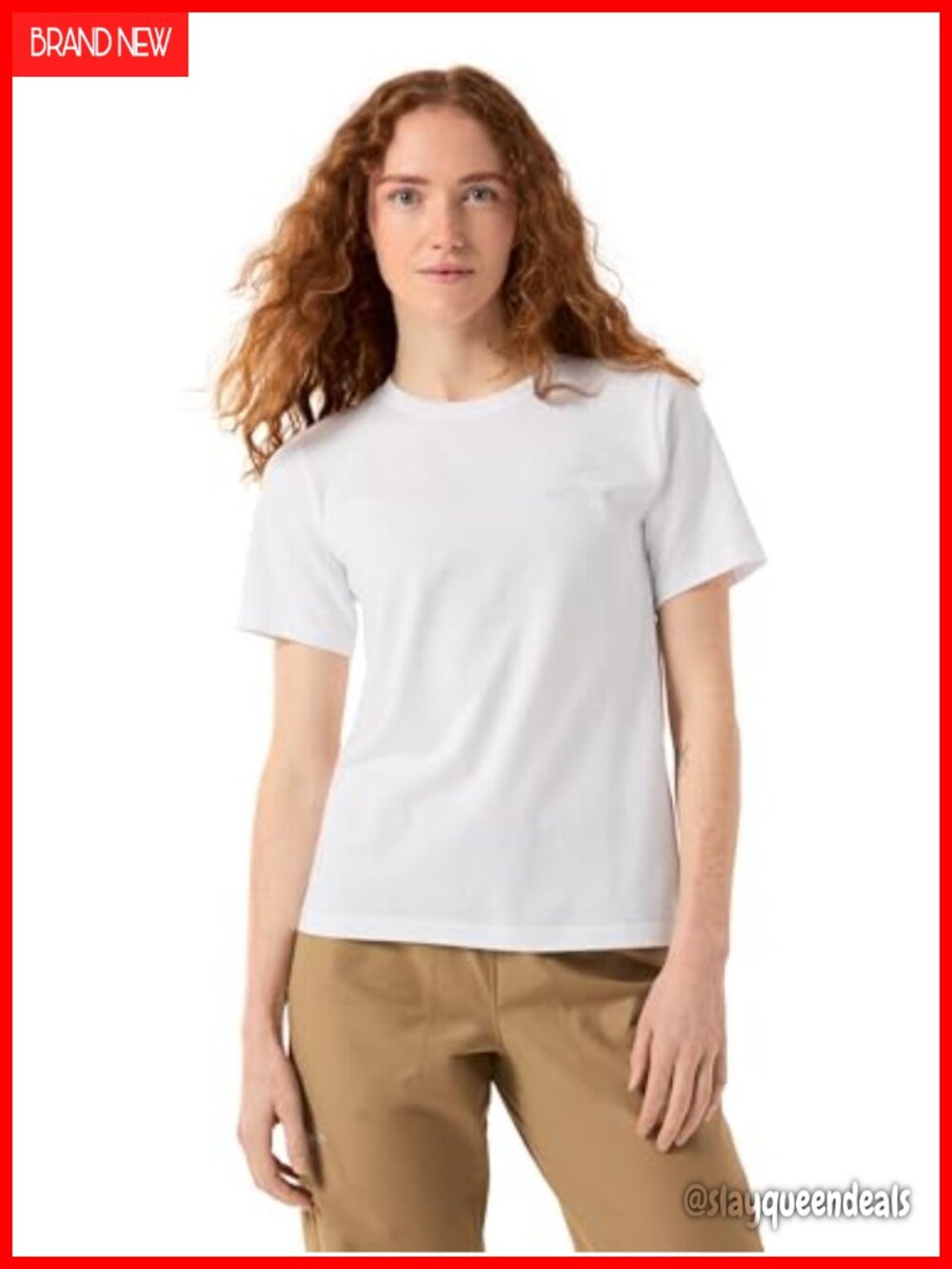 Arc'teryx Kragg SL Cotton Emblem Crew Tee Short Sleeve Soft Cotton Climbing